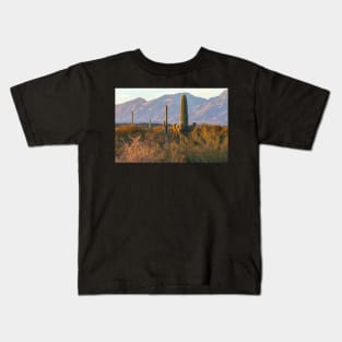 Sonoran Desert Sunset Kids T-Shirt